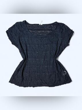 Fairy Goth Black Lace Top by Elle!